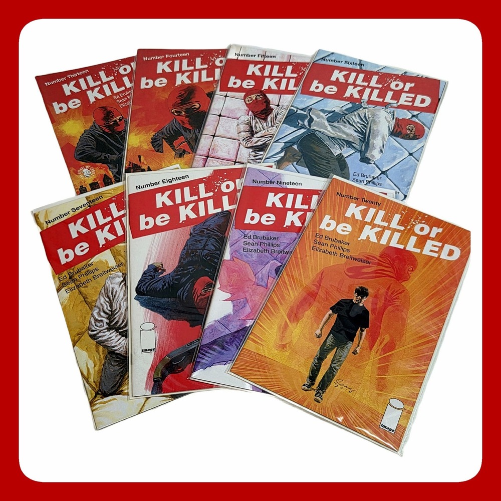 Kill Or Be Killed Lot Issues 13-20 Image Comics Brubaker Phillips Thriller Crime